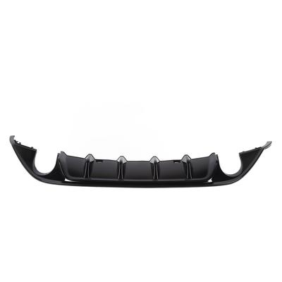 Gloss Black TCR Rear Bumper Diffuser Valance Sporty Style For MK7 Pre‑Facelift 2013 To 2016