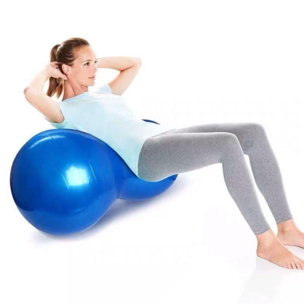 Thickened Peanut Ball Anti-Burst Yoga Fitness Ball Balance Sports Pilates Yoga Ball  Adult Fitness