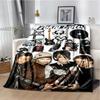 Tokio Hotel Band Music Blankets, Fashion Throw Blanket,for Bedroom Living Room Sofa Bed Office Car, Brithday Gift,Decke