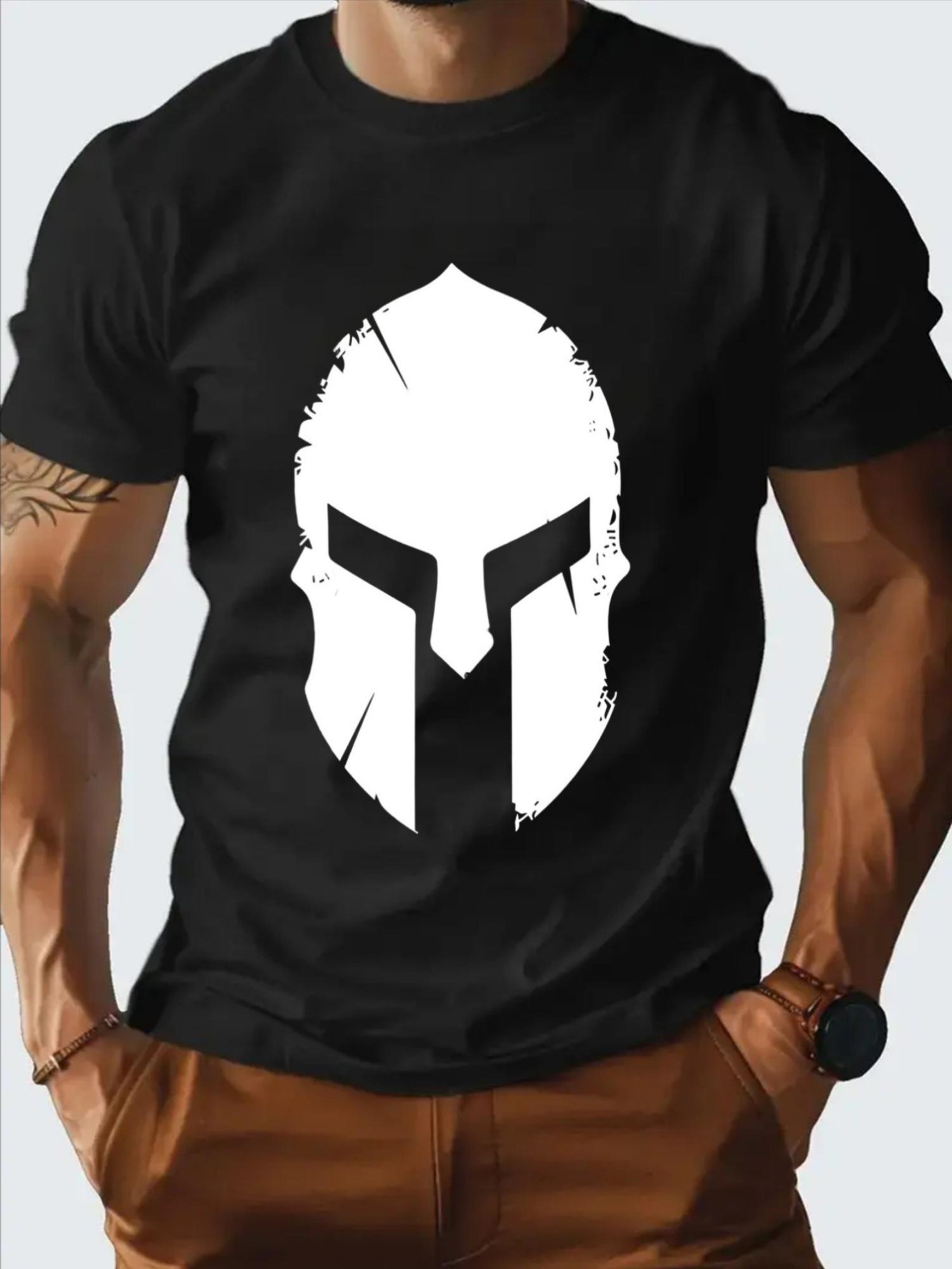 T-Shirt y2k Spartan Helmet T M