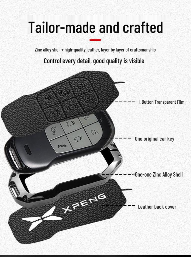 Xiaopeng X9 2024 Long-Range Key Case with Advanced Metal Shell Protection