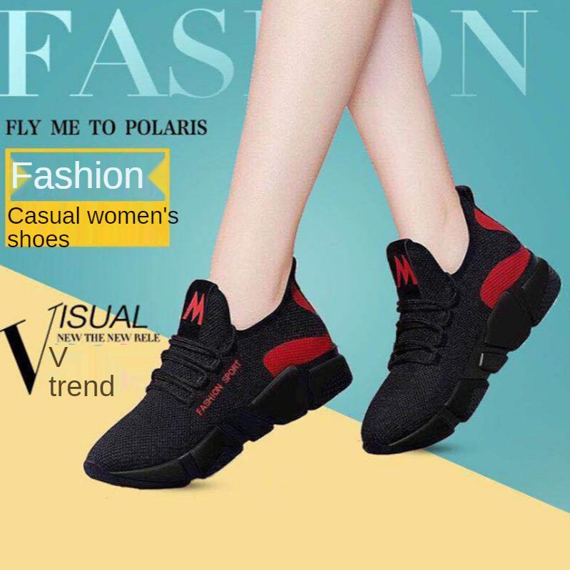 

Легкие кроссовки женские кроссовки женские туфли без застежек женские спортивные туфли на толстой подошве платформы Zapatillas Mujer Deportiva 40