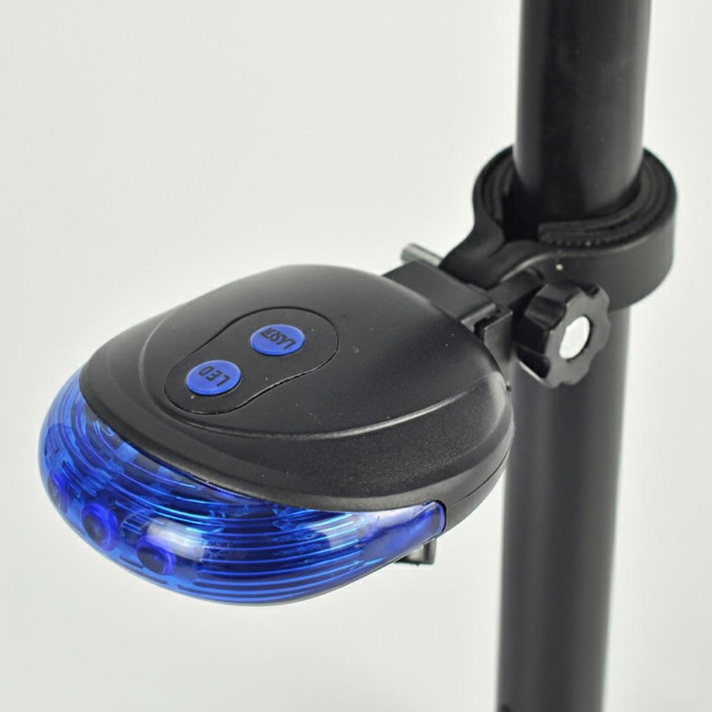 

Waterproof Bicycle Tail Light Flash Mode Safety Rear Lamp Road Bike Warning Lamp Backlight Lights синій