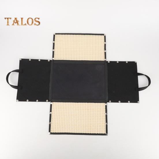 Hand-woven Bamboo Storage Basket Large Capacity Organizer Multipurpose Foldable Design Laundry Basket with Handle