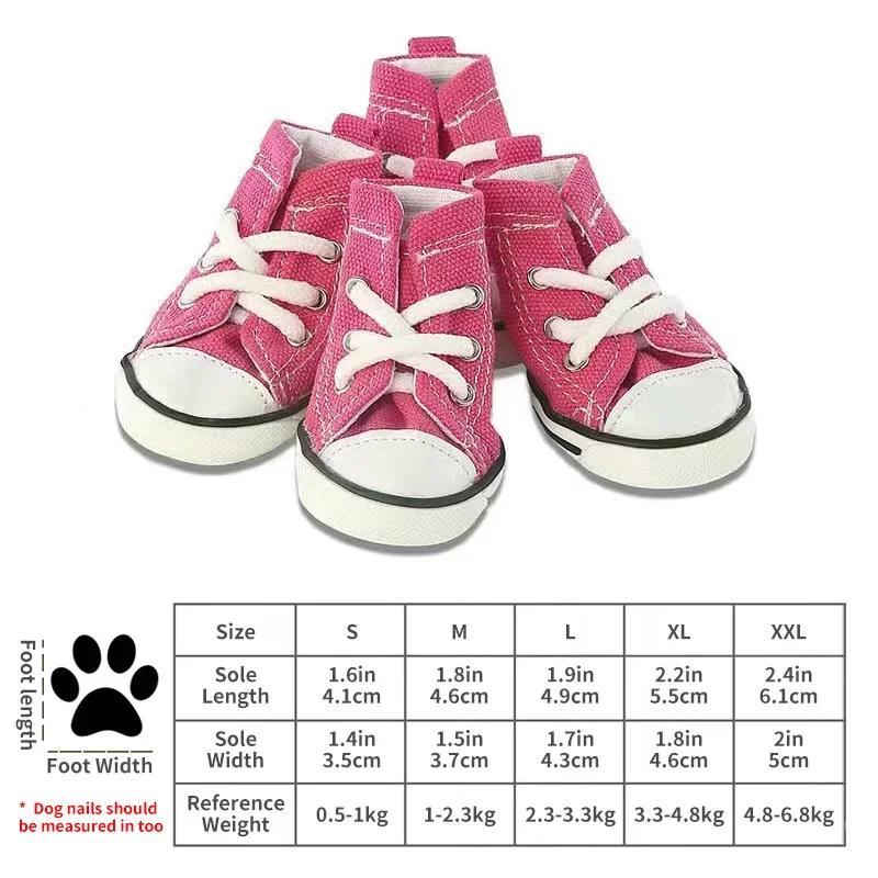 New Pet Shoes Non-slip Wear Thickened Denim Canvas Summer Shoes Teddy Dogs and Cats Universal Outdoor Breathable