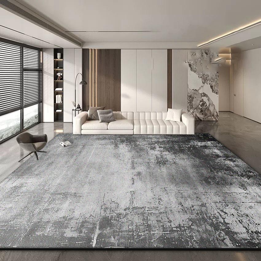 Nordic Abstract Large Living Room Carpets Minimalism Decoration Home Non-slip Soft Rug for Bedroom Lounge Foldable Floor Mats