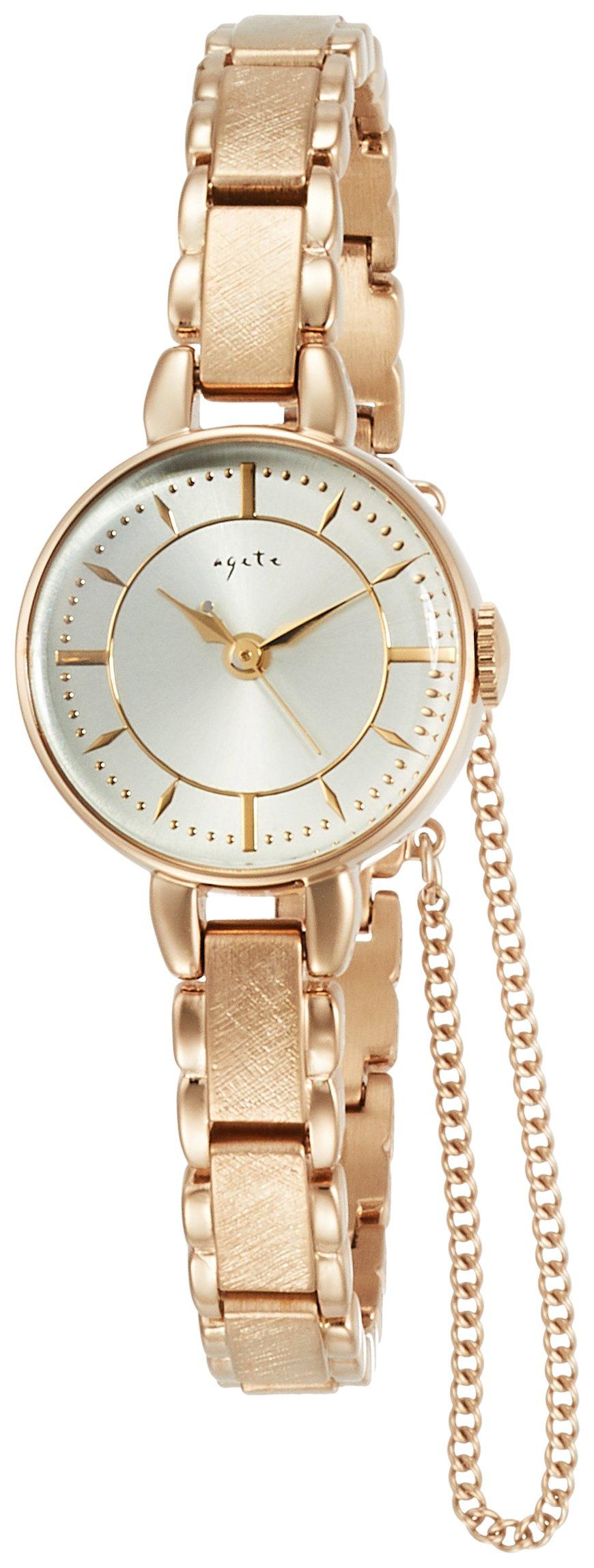 

[Agate] Round Face Watch 1017212002803999 Women s