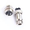 1set GX16 2Pins Screw Type Electrical Aviation Plug Socket Connector New