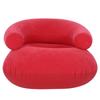 Inflatable Flocking Sofa Chair with Armrest for Living Room Bedroom Outdoor Furniture Supplies