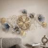 Gold Metal Wall Clock for Hall | Luxury Wall Decor Items for Living Room | Big Size Home Decor