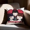 Band BBABYMETAL Pillow Case Square DoubleSided Printing Short Plush Sofa Cushion Cover Bedroom Bedside Pillow