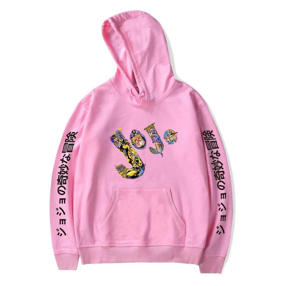 JOJO's Bizarre Adventure Spring/Autumn Printed Loose Hoodie