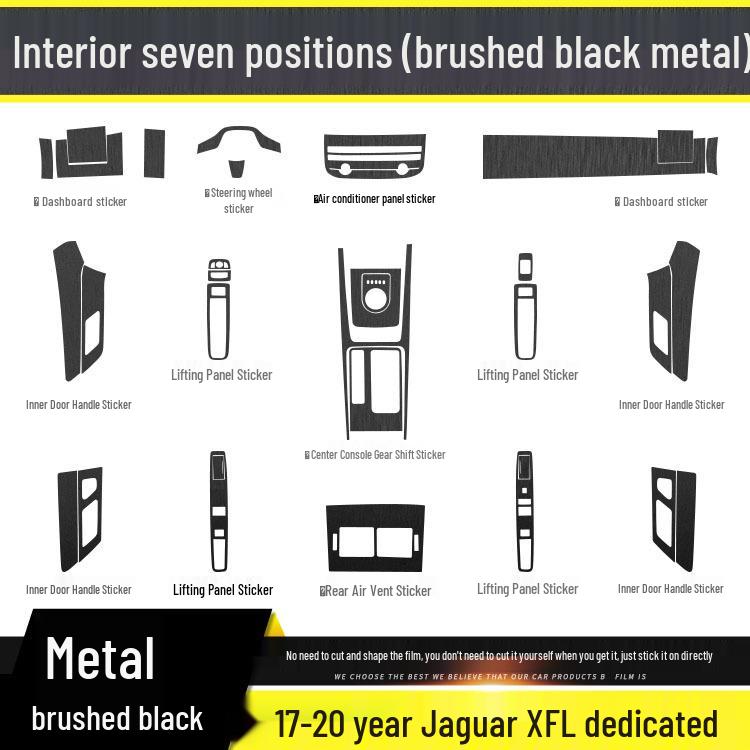 Jaguar XFL (2017-2020) Película Protetora Interior de Fibra de Carbono