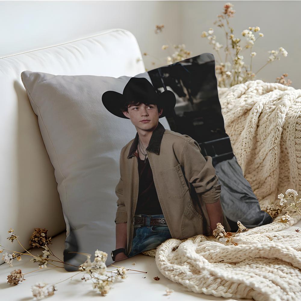 Cushion Cover  Linen  SkinFriendly Soft Decorative Case For Sofa Home Decor Hot Singer WWaylon Wyatt Pillow Cover