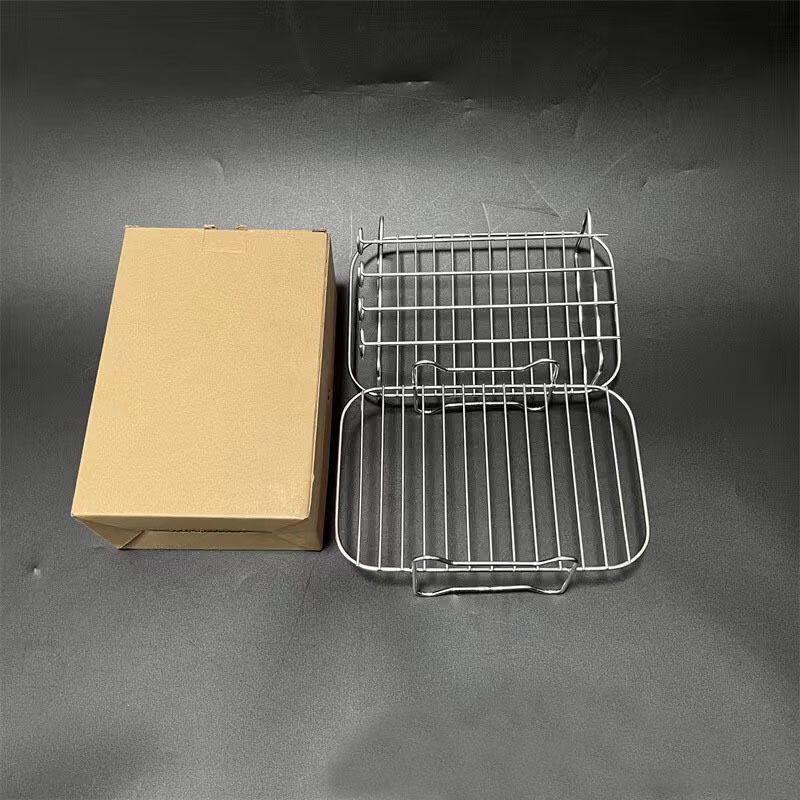 Zhi Shi Набор двойных решеток из нержавеющей стали для аэрофритюрницы