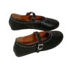 New Round Head Ballet Shoes Women's Comfortable Soft Sole Soft Surface Word with Mary Jane Single Shoes