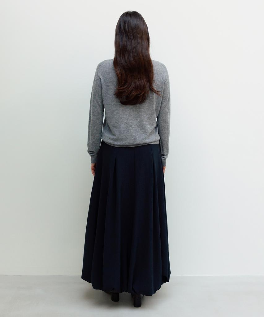 Beullaengkeulumumeon Lena Soft Pullover_Melange Gray