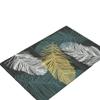 Simple Light Color Flower and Leaf Print Soft Carpet Bedroom Living Room Area Rug Door Mat Gift Home Room Decor