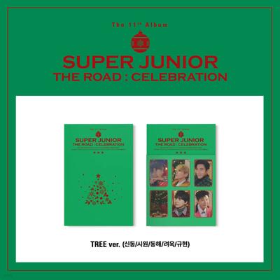 Super Junior - 11th Album : Vol.2 The Road : Celebration [TREE Ver.] [Shindong/Siwon/Donghae/Ryeowook/Kyuhyun]
