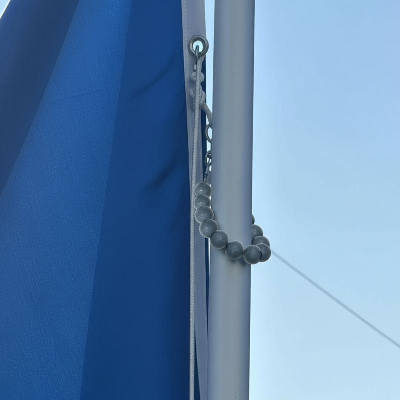 Flagpole Beaded Retainer Adapter Aluminium Flagpole Fixing Tool Indoor Outdoor Flagpole Accessories Residential Commercial