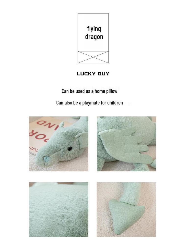 Large Cute Sky Dragon Plush Toy - Flying Dragon Pillow Gift