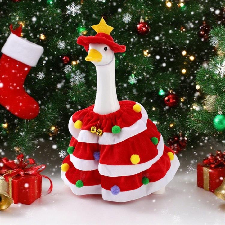 Interactive Holiday Gooses Outfit Costume For Porch Decorating Parent Child Christmas Craft Activity Yard Display