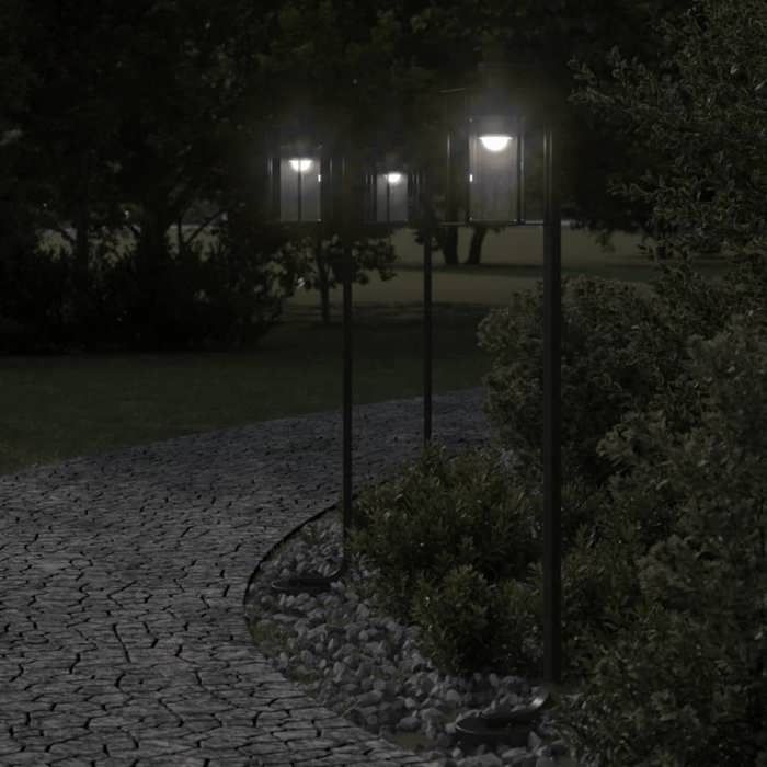 VidaXL Outdoor Floor Lamp Black 100 Cm Stainless Steel, Outdoor Ground Lighting, Garden Ground Lighting, 4006347