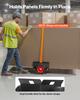 Panel Dolly, 453.6 kg Load Capacity, Drywall Mover with 25 cm Rubber Wheels Fits Different Terrain, Adjustable Clamp Panel Cart for Steel Panels,