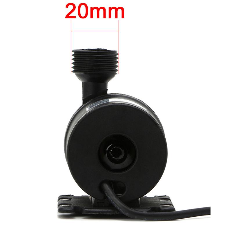 DC 12V 24V Silent Portable Brushless Motor Submersible Pump 1/2" Quick Connector Suitable Cooling System Fountain Water Heater