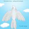 Simulation Foam White Pigeon Fake Artificial Imitation Bird Wedding Decor Model Handicraft Foam Doves Garden Ornament Home