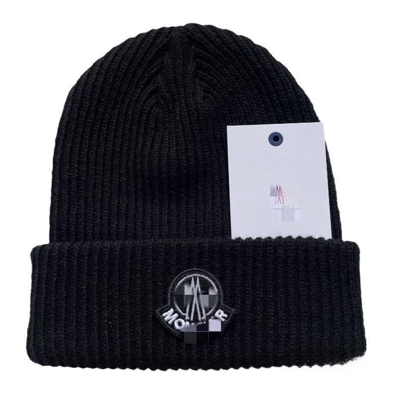 Casual Knitted Hat Fall Winter Unisex Acrylic Warm Windproof Outdoor Beanie