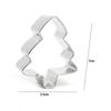 6Pcs/Set Christmas Cookie Cutter Gingerbread Xmas Tree Mold Christmas Cake Decoration Tool Navidad Gift DIY Baking Biscuit Mould