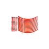 1821" Reflective Car Motorcycle Wheel Sport Letter Stickers J100