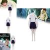 Costume Cosplay Princesse Mononoké en Tissu Polyester pour Fans d'Anime et Cosplayers