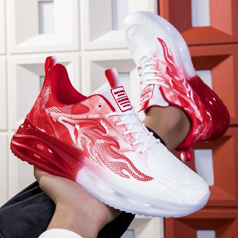 

YRZL Мужские кроссовки Легкие удобные кроссовки для бега Кроссовки для ходьбы Нескользящие дышащие спортивные тренировочные туфли для мужчин 46