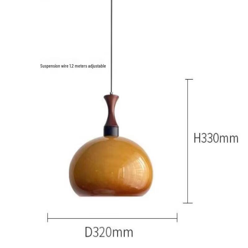 

Oeny Vintage French Mushroom Pendant Lamp