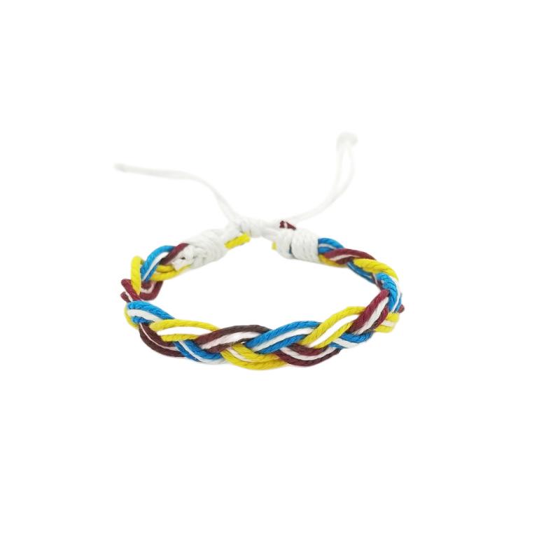Colorful Handmade Artistic Woven Bracelet for Couples and Students