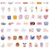50 Valentine's Day 2 Graffiti Stickers Suitcase Car Notebook Refrigerator Water Cup Waterproof Decorative Stickers