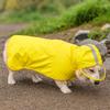 Adjustable Dog Raincoat Waterproof Puppy Rain Jumpsuit Practical Pet Waterproof Jacket  Walking
