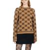 GUCCI SS22 Cashmere Sweater Women's Brown 718631-XKCNA-2668