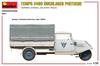 Miniart 1/35 Scale German Tempo E400 High Loader Flatbed Delivery Van, Three-Wheel Plastic Model, Model MA35371