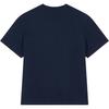 Calvin Klein Jeans Letter Embroidery Comfortable Crew Neck Short Sleeve T-Shirt Men Tops Navy-Blue 40EM289-CEF