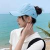 Quick-drying Women's Visor Hat UV Protection Lightweight Baseball Cap Can Hang Masks Simple Ponytail Sun Hat Outdoor Sports