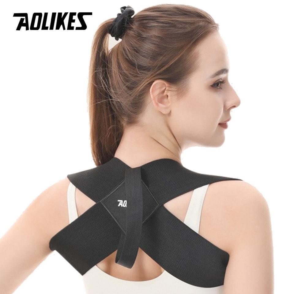Aolikes Adjustable Posture Corrector Belt Back Support Anti Camel Correction Sitting Posture Correction S