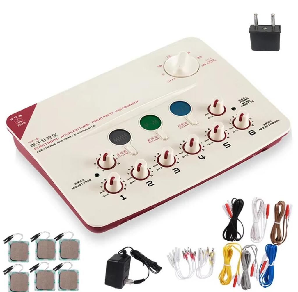 Elektroakupunktúra Akupunktúra a Moxibustia Prístroj Elektroliečba Pulz Fyzioterapia Prístroj EMS Stimulácia svalov