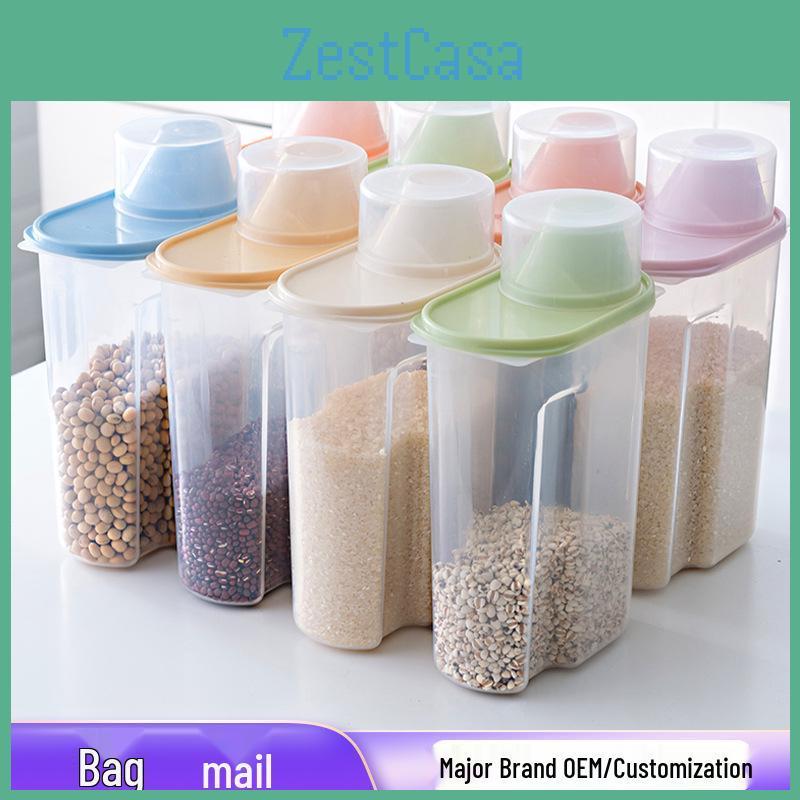 And Jar Cereal Sealing Grain Plastic Food Storage Container For Dried Goods And Dog Food