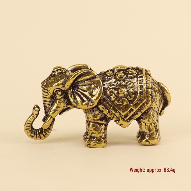 

Luxury Elephant Ornament: Wealth-Attracting Home Decor Gift for Living Room.