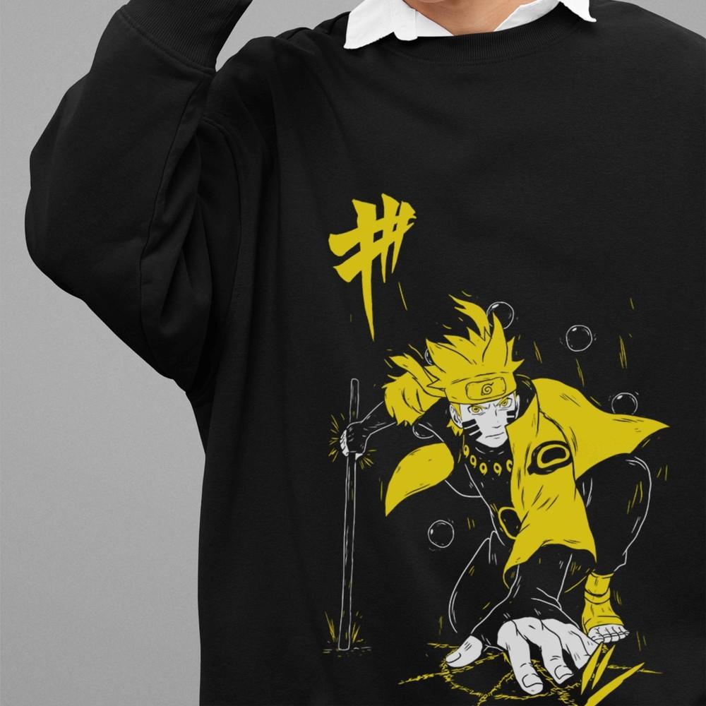 

Аниме Толстовка Наруто Толстовка Узумаки Толстовка Минато Толстовка Курама Унисекс Боруто Пуловер 4XL