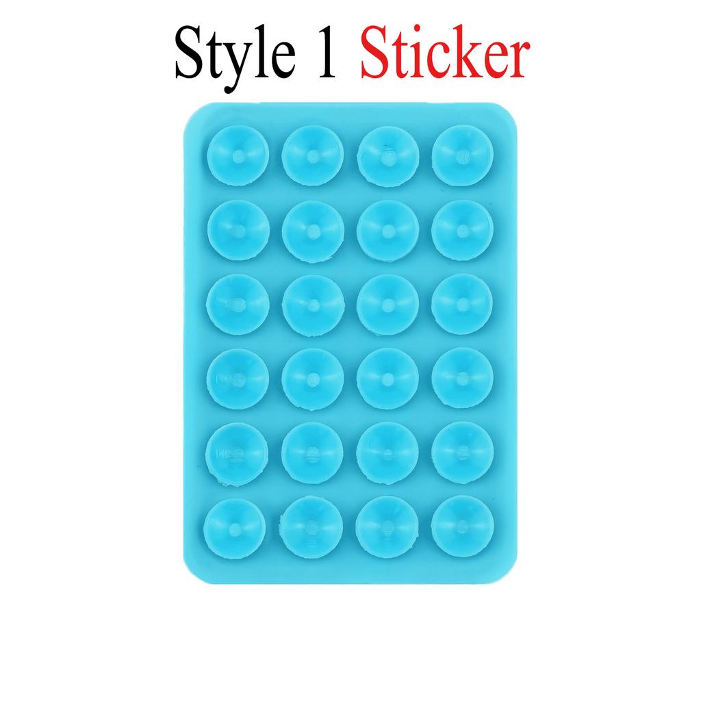 Sticker/Double-sided Suction Cup Adhesive Silicone Suction Pad Bracket Multifunction Rubber Sucker Pad Durable Mobile Phone
