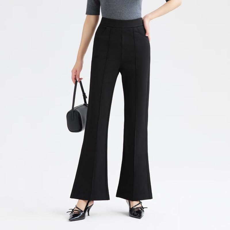FivePlus Women's High-Waisted Flared Casual Long Pants